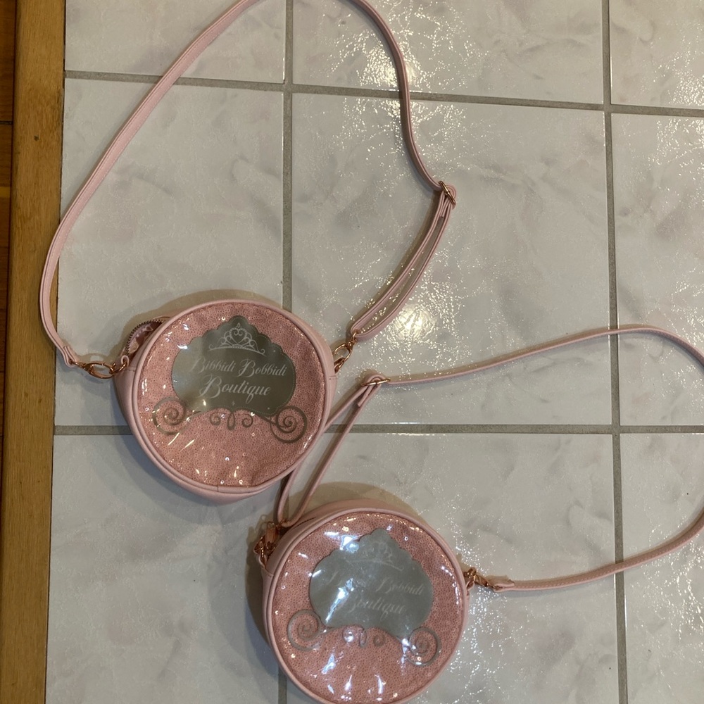 Disney Pink Glitter Crossbody Bag